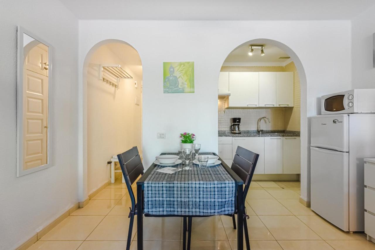 Fantastic Large Studio In Front Of Beach Heated Pool Wifi Arona  Kültér fotó