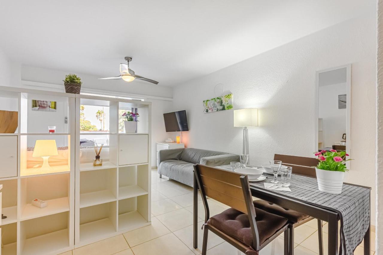 Fantastic Large Studio In Front Of Beach Heated Pool Wifi Arona  Kültér fotó
