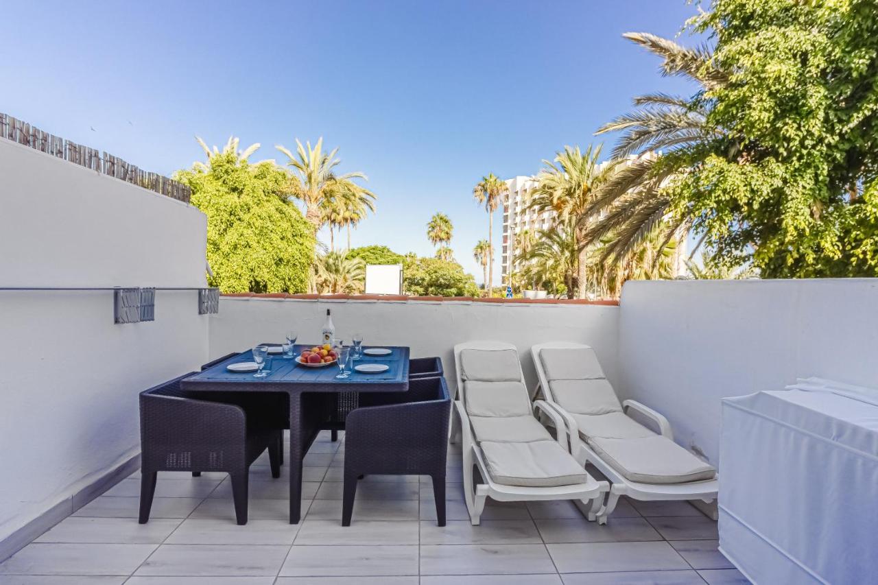 Fantastic Large Studio In Front Of Beach Heated Pool Wifi Arona  Kültér fotó